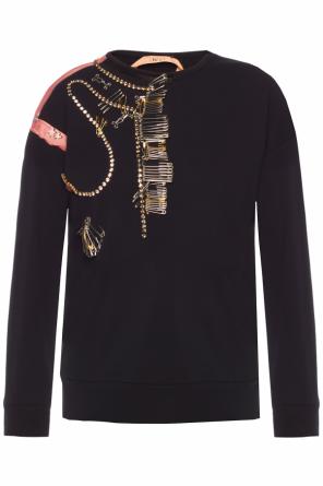 Appliquéd sweatshirt, zdjęcie 1 Appliquéd sweatshirt od N21